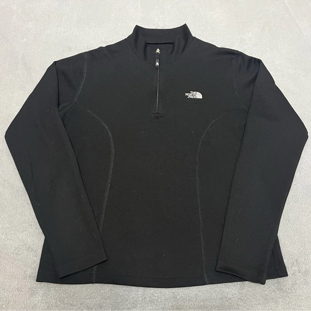 The North Face Women’s Sweater Quarter Zip Black Large